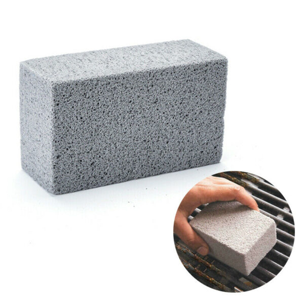 BBQ Grill Cleaning Brush Brick Block Barbecue Cleaning Stone Pumice Brick for Barbecue Rack Outdoor Kitchen BBQ Tools - Image 3