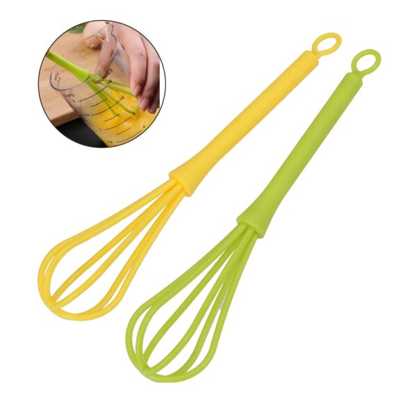 Hand Whisk Mixer for Eggs Kitchen Accessories Egg Beater Plastic Cooking Tool Cream Baking Flour Stirrer Egg Tools