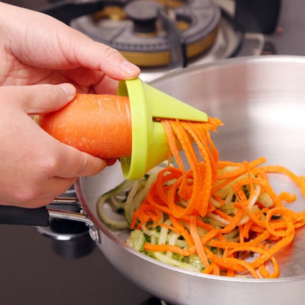 Kitchen Tool Vegetable Fruit Multifunction Spiral Shredder Peeler Manual Potato Carrot Radish Rotating Grater Kitchen Accessorie - Image 3